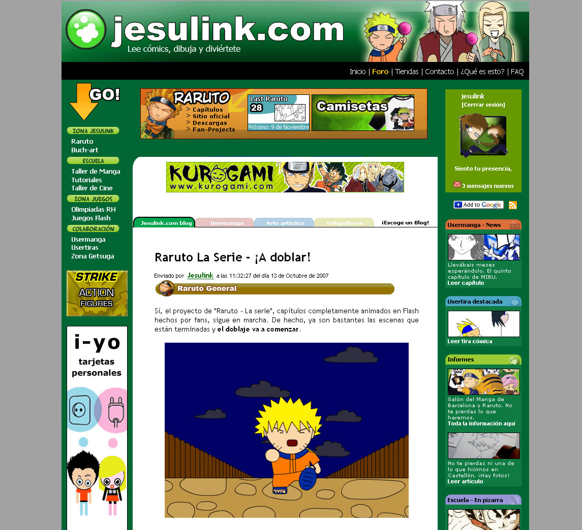 Jesulink - 10 años desde Raruto