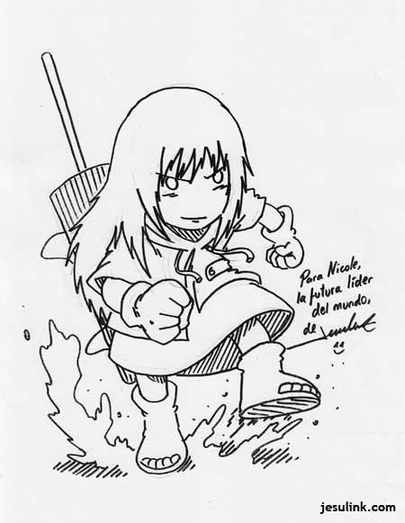 Dibujo Jesulink 5 elementos Lluvia