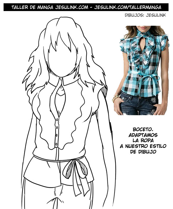 Cómo dibujar ropa y pliegues - Jesulink.com