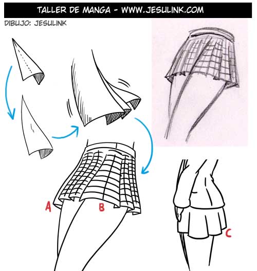 Cómo dibujar ropa y pliegues - Jesulink.com
