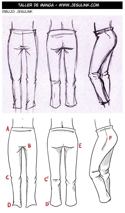 Cómo dibujar ropa y pliegues - Jesulink.com