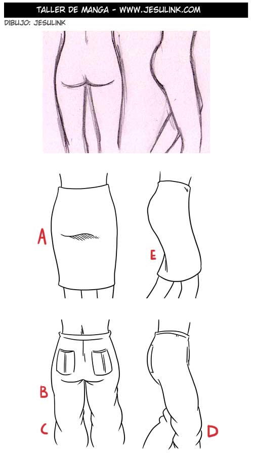 Cómo dibujar ropa y pliegues - Jesulink.com